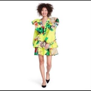 Christopher John Rogers Target Floral Ruffle Dress
